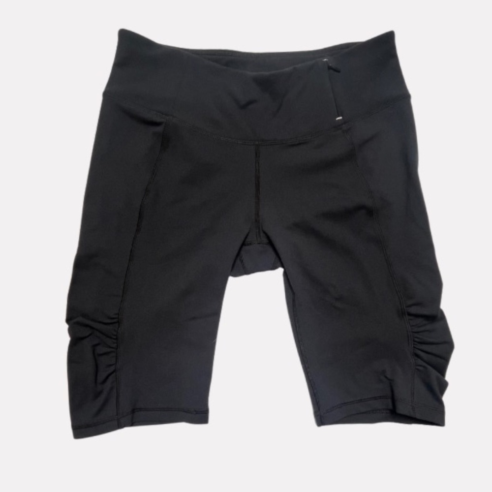 Calia by Carrie Underwood ruched biker shorts black Size Small
